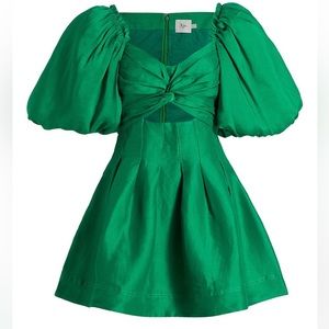 Aje Dusk Puff-Sleeve Minidress au4/us0